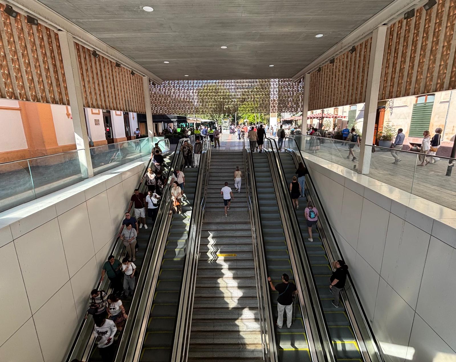 El Govern completa la renovació de totes les escales mecàniques de l’estació Intermodal de Palma